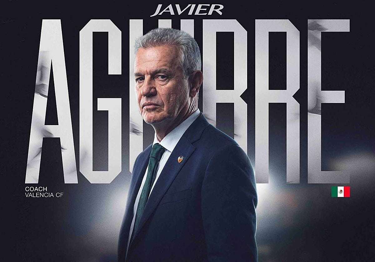 Javier Aguirre, nuevo entrenador del Valencia