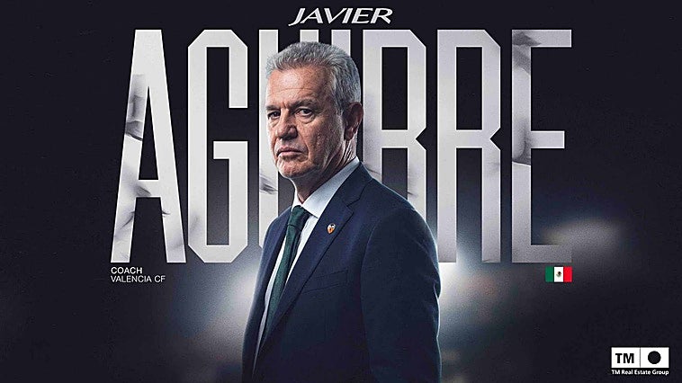 Javier Aguirre, nuevo entrenador del Valencia
