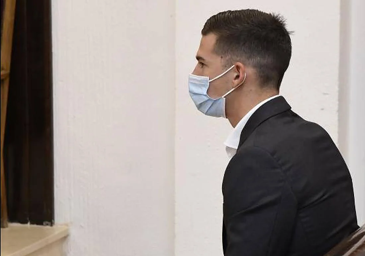 Santi Mina, durante el juicio celebrado en 2022.