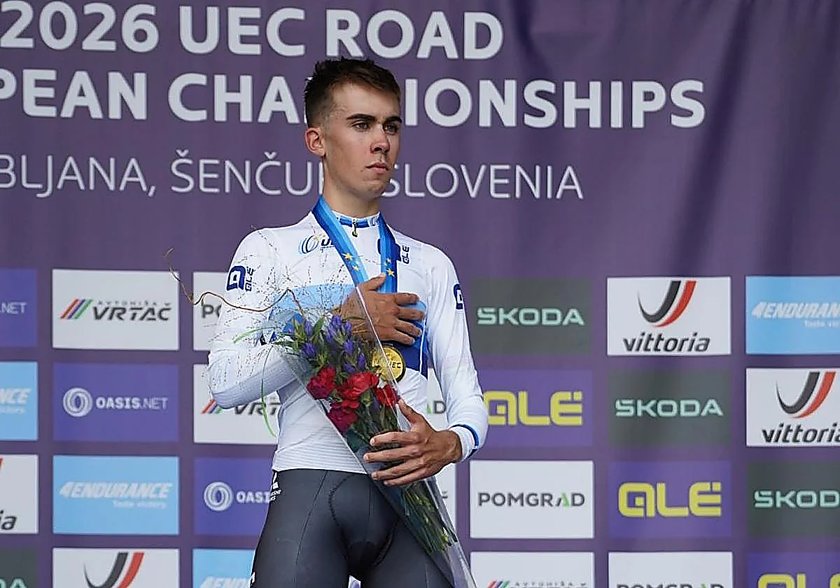 Benjamín Noval claims European time trial gold