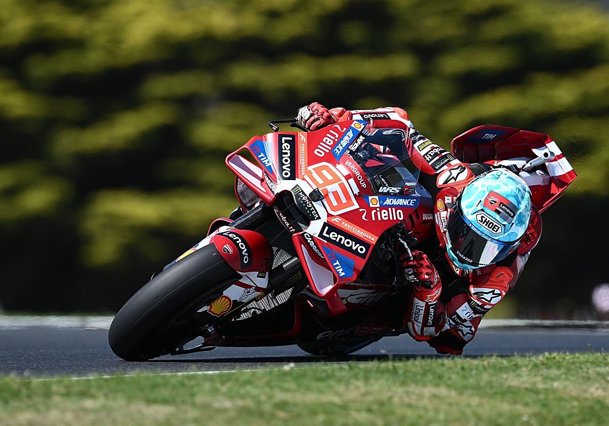 Marc Márquez rueda este viernes por el trazado de Phillip Island