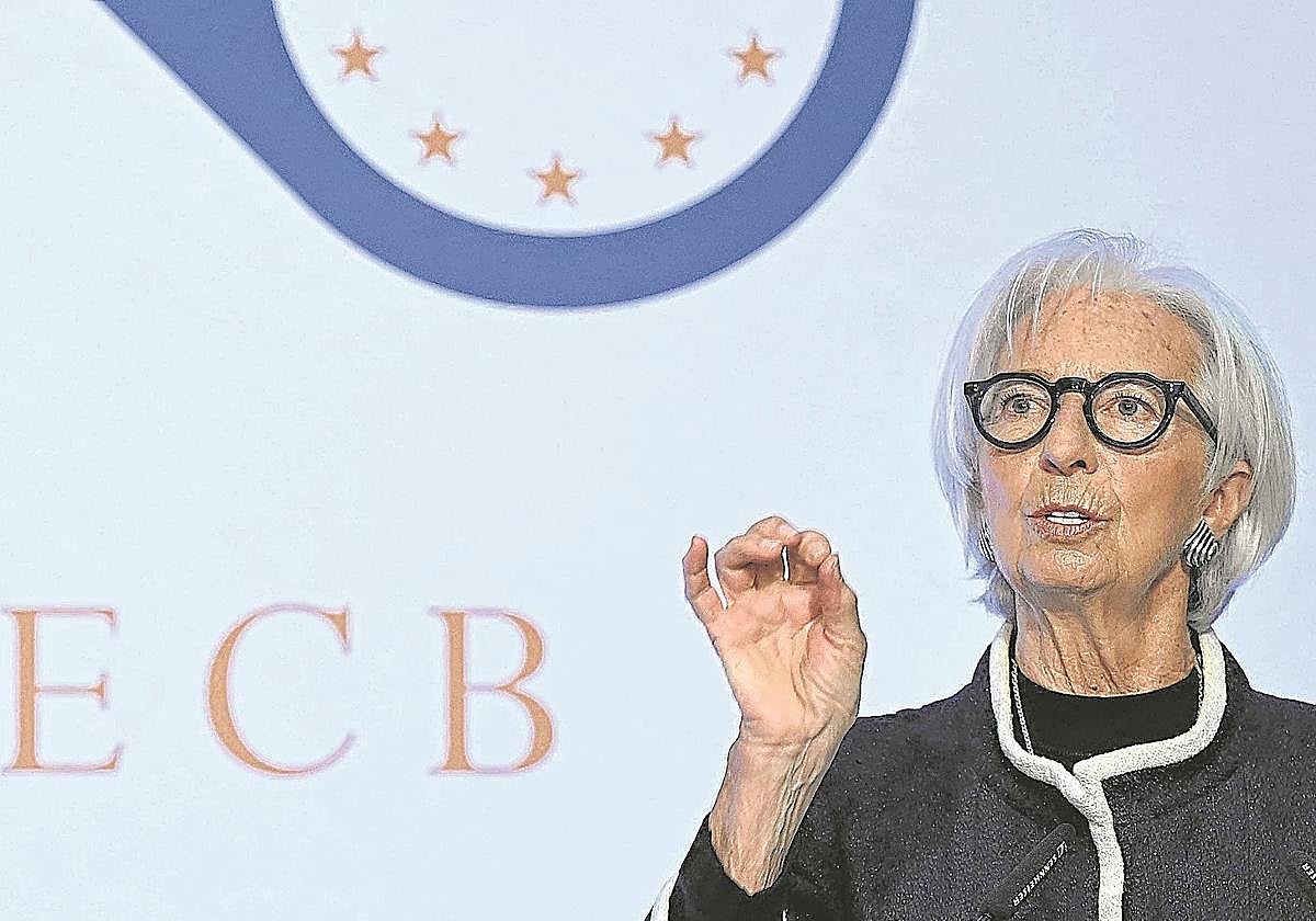 La presidenta del BCE, Christine Lagarde.