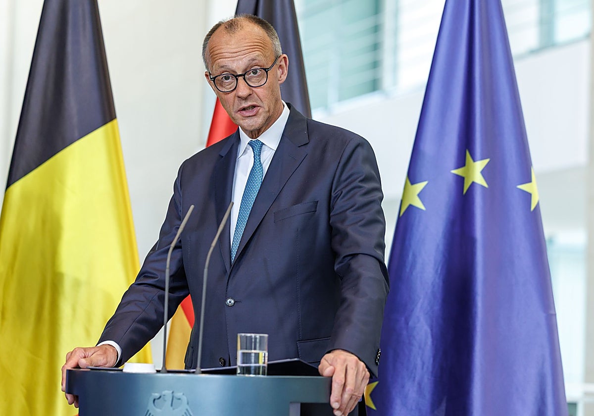 El canciller alemán, Friedrich Merz.