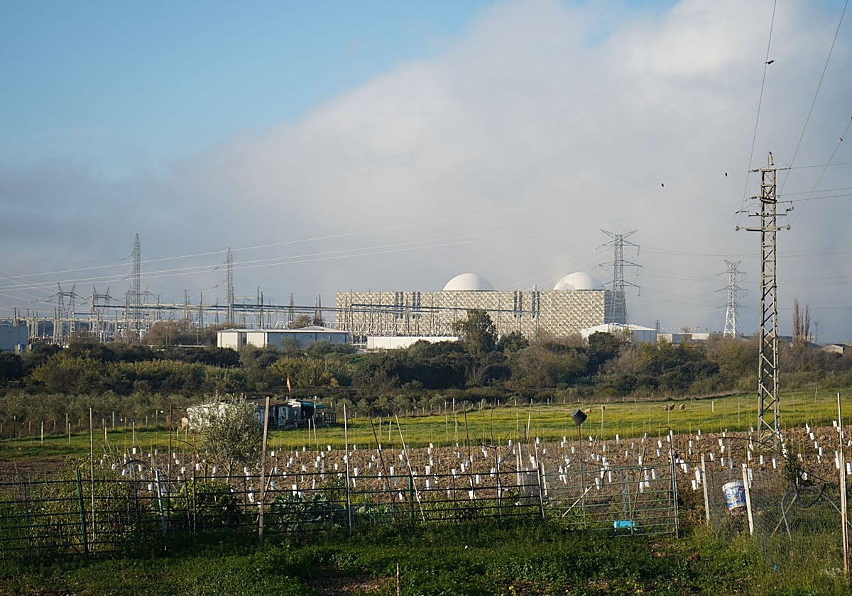 Exterior de la Central Nuclear de Almaraz