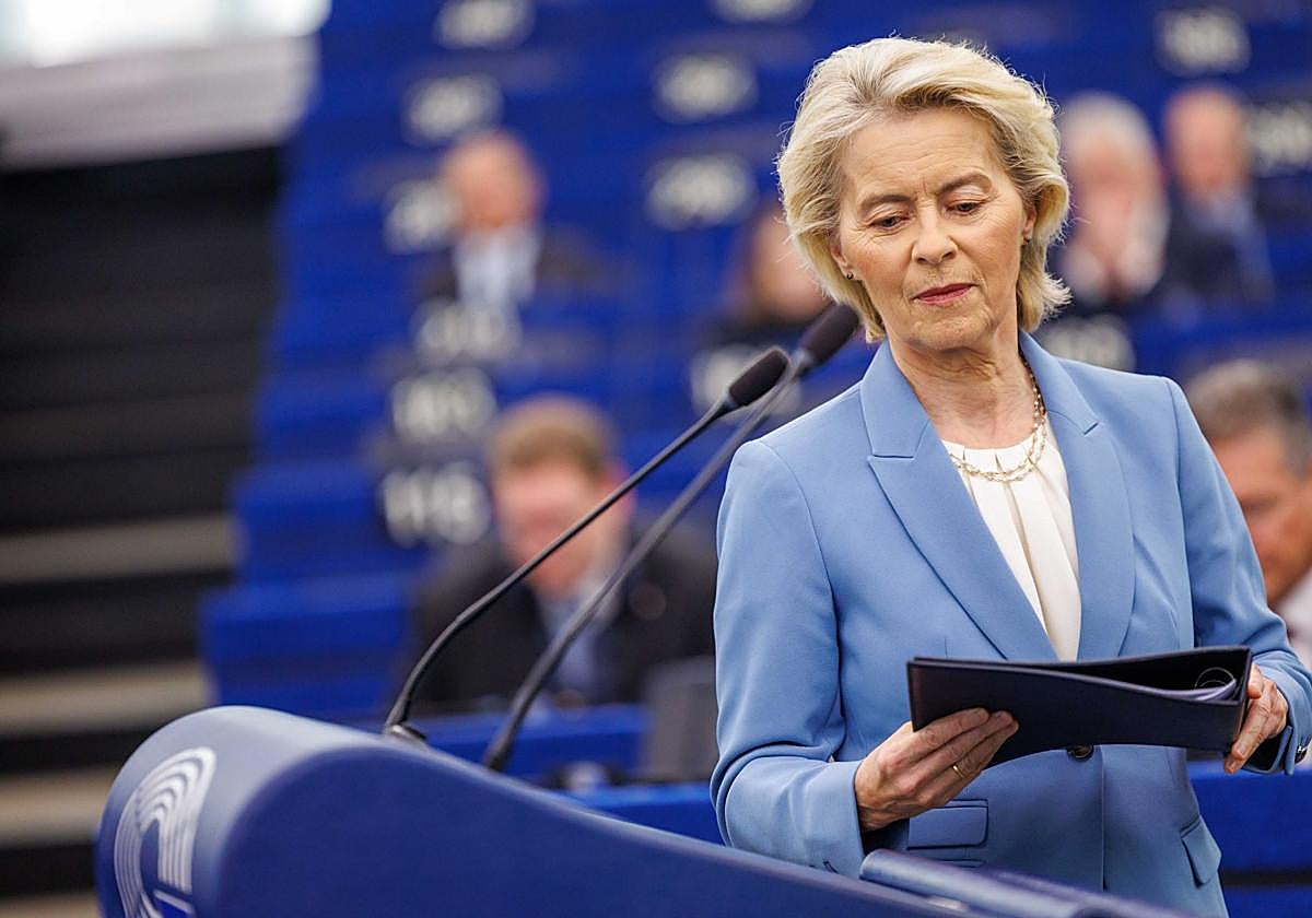 La presidenta de la Comisión Europea, Ursula von der Leyen.