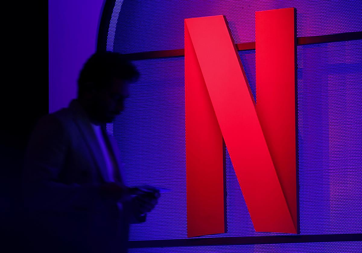 El logo de Netflix.