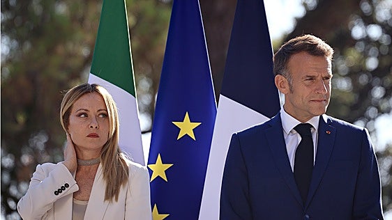 Macron y Meloni se conjuran «ante las peripecias» de los Estados Unidos de Trump