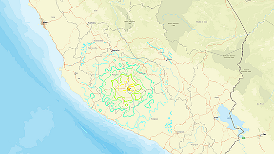 Un terremoto de magnitud 7,2 sacude una zona rural de Perú