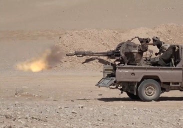 Las milicias hutíes de Yemen en acción.