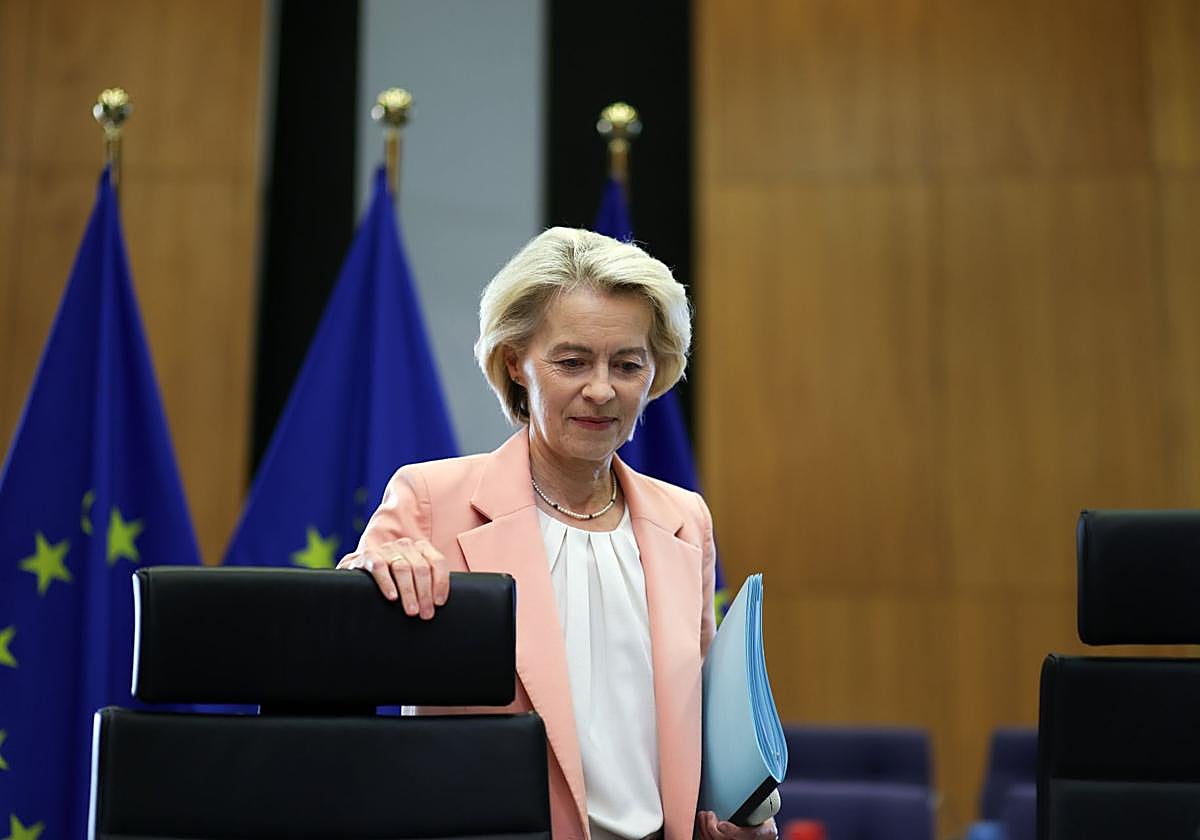 La presidenta de la Comisión Europea, Ursula von der Leyen.