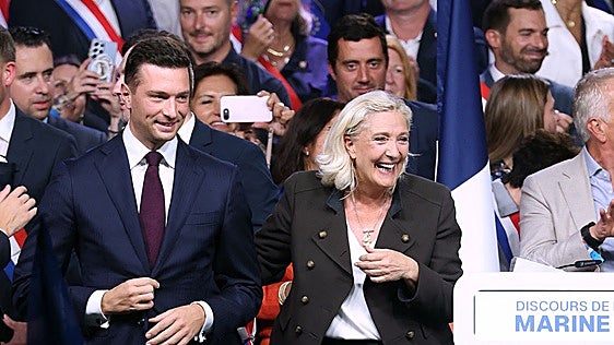 Las malas relaciones entre Le Pen y Bardella lastran la campaña de la extrema derecha francesa