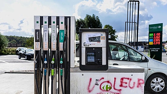 Preocupación en Francia por la escasez de combustible en más del 20% de las gasolineras