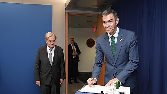 Sánchez da plantón a Trump en la recepción de líderes internacionales en Nueva York