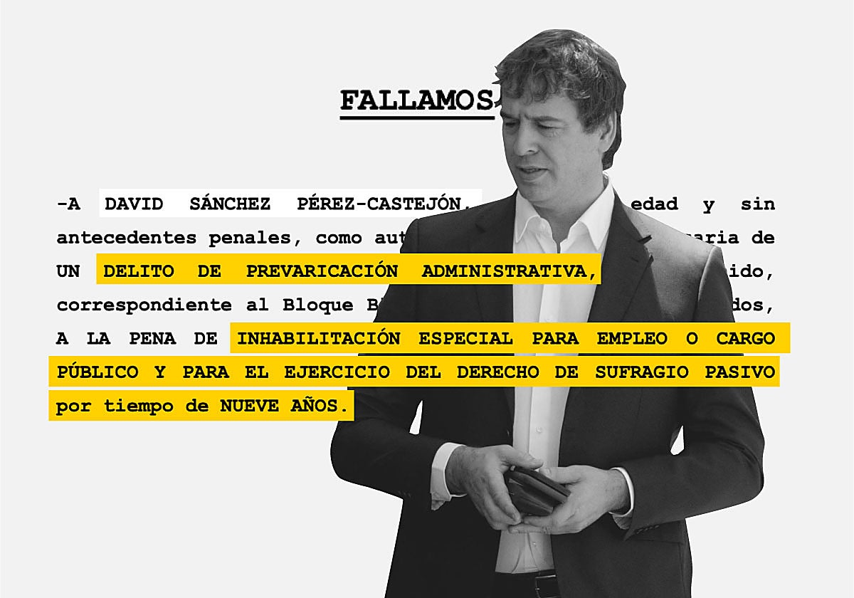 El hermano de Sánchez, condenado a nueve años de inhabilitación