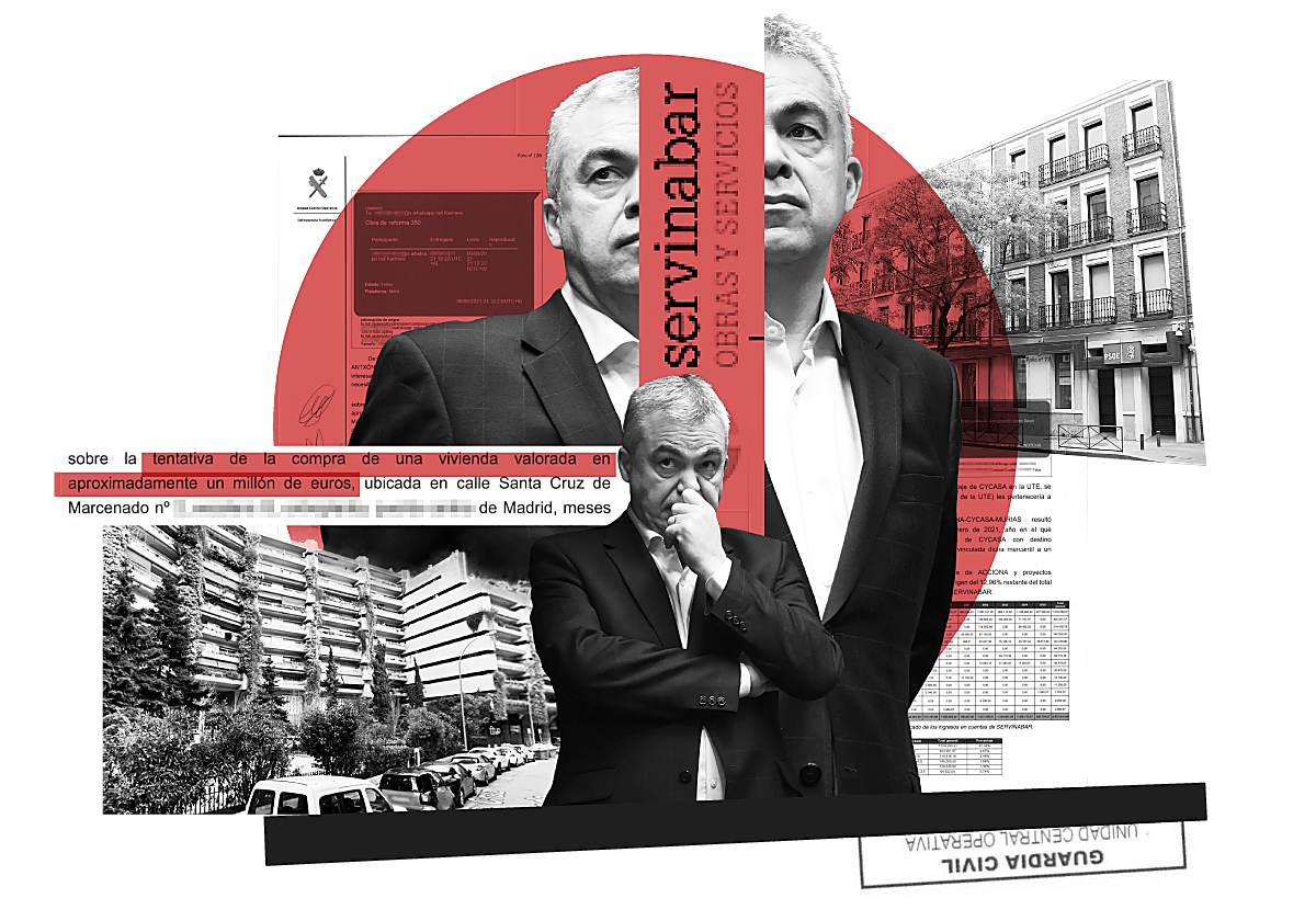 La UCO desvela que Cerdán intentó comprar un piso de casi un millón con las mordidas a Servinabar