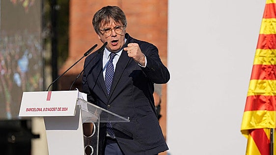 Puigdemont celebra la «victoria» pero avisa que «el partido se jugará ahora en el Bernabéu con el árbitro» en contra