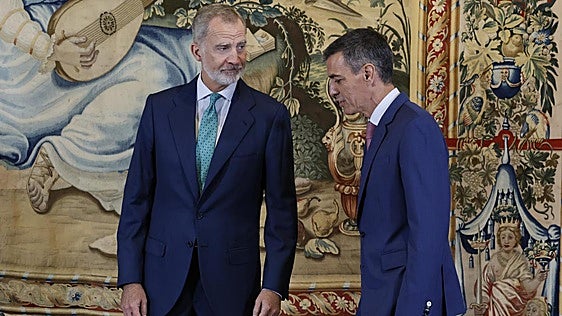 Sánchez se reúne con el Rey tras considerar que hay «razones suficientes» para que Felipe VI visite Ceuta y Melilla