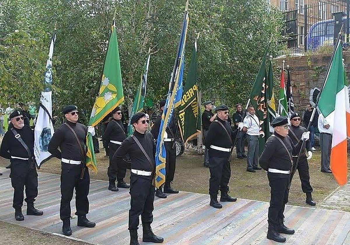Imagen de unas de las movilizaciones de Saoradh.