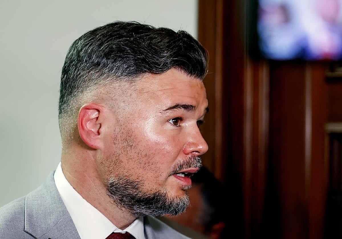 El portavoz de ERC en el Congreso, Gabriel Rufián.