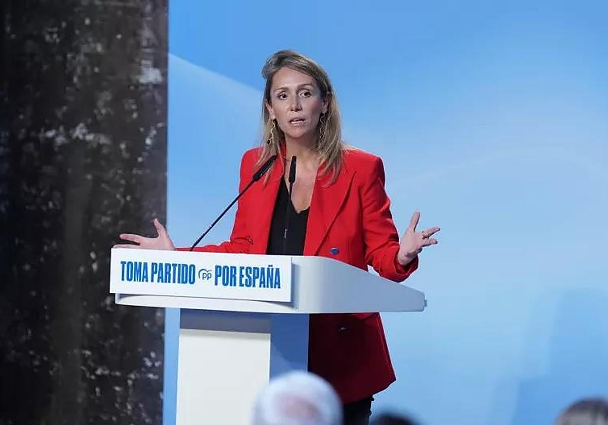 La vicesecretaria de Coordinación Sectorial del PP, Alma Ezcurra.