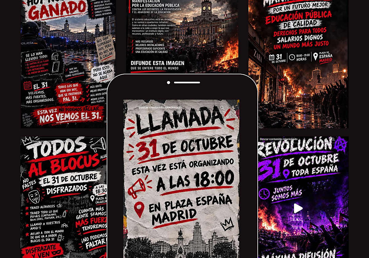 Blocus convoca nuevos saqueos mientras las fuerzas de seguridad se vuelcan en frenar el efecto contagio en España