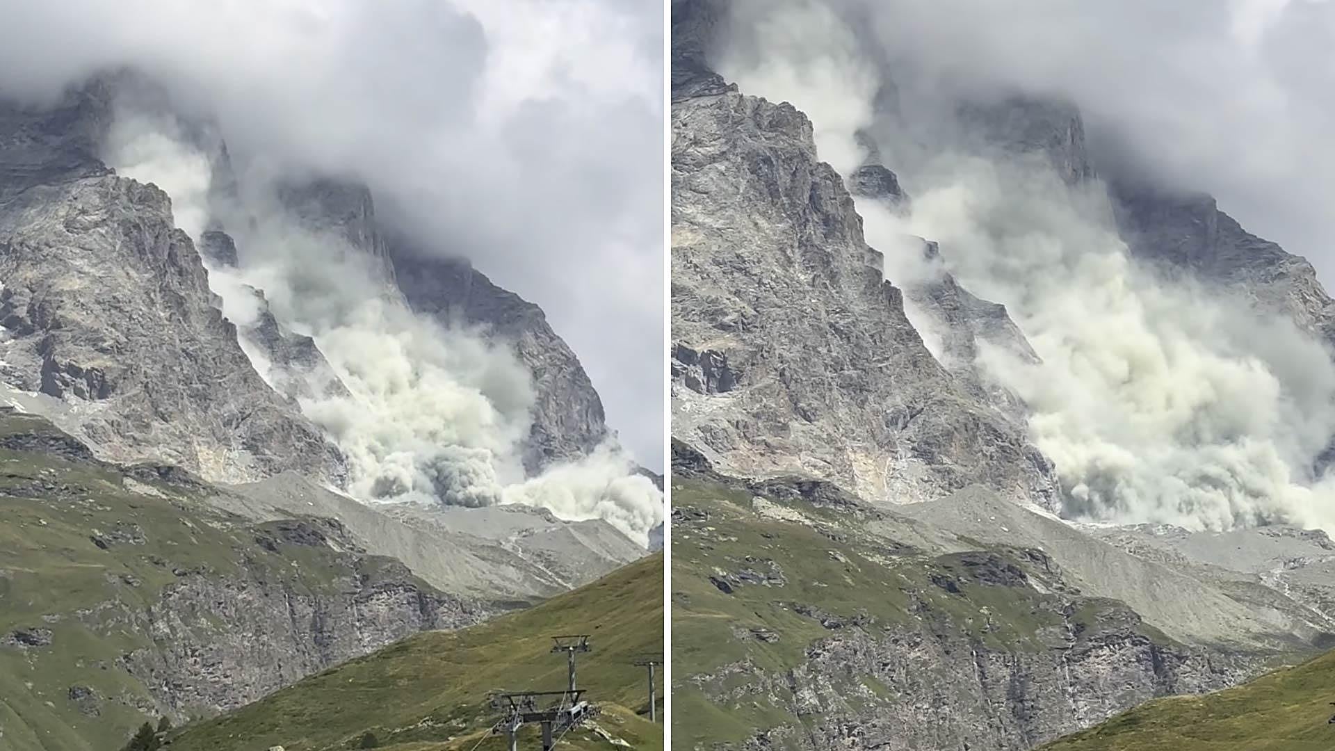 Los Alpes se derrumban por el calentamiento global