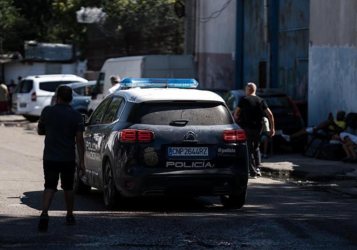Un coche de la Policía Nacional.