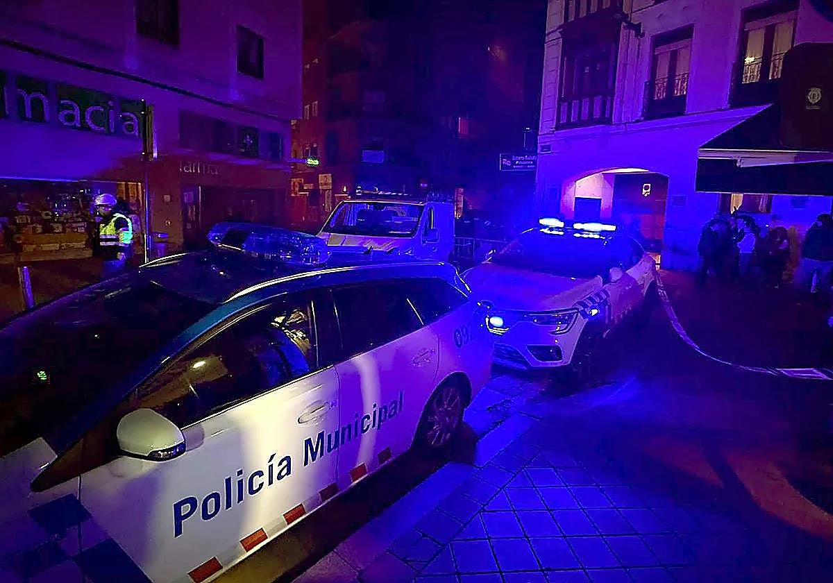 Foto de archivo de una intervención policial en Valladolid.