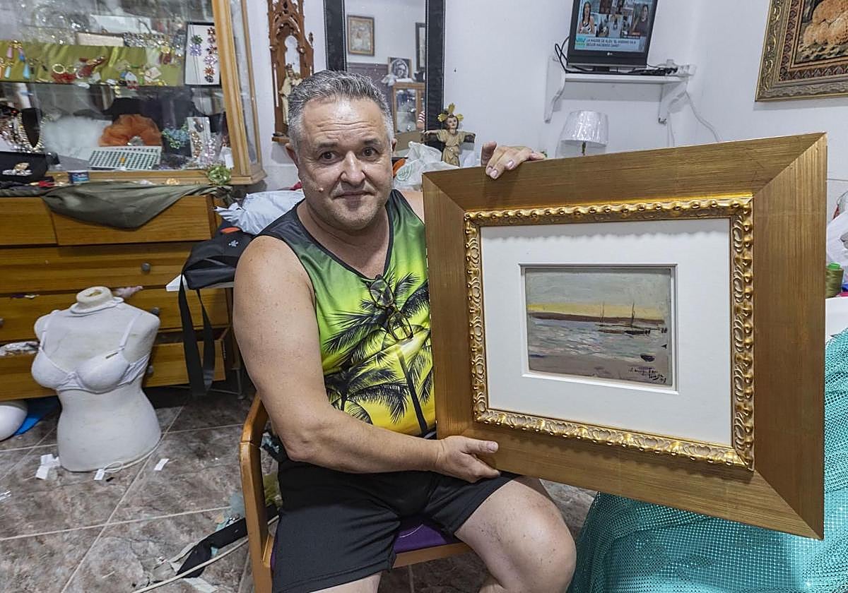 El vecino de Murcia que devolvió el cuadro de Sorolla es recompensado con 1.000 euros