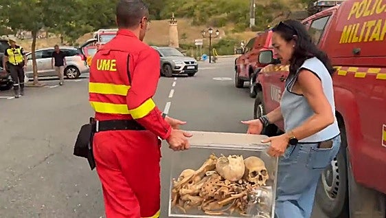 El incendio de Huesca obliga a trasladar los restos de los primeros reyes aragoneses