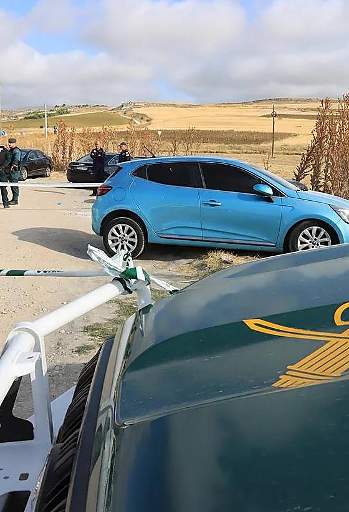 Guardia Civil, en el lugar donde se produjeron los hechos.