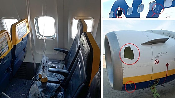Plumas en el motor y piezas desgastadas: lo que revela la investigación sobre el pasajero de Ryanair succionado por una ventana
