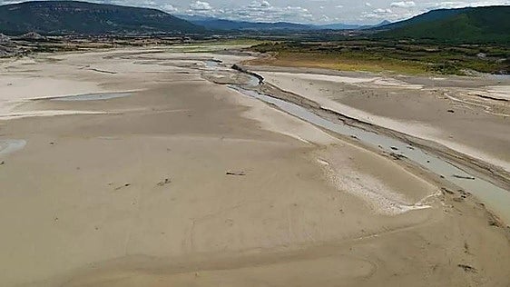 Los restos hallados en el embalse de Yesa son de un vecino de Pamplona víctima de un crimen