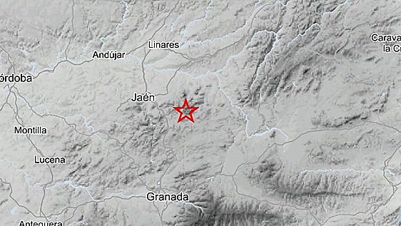 La tierra tiembla en Jaén: dos terremotos registrados en Huelma y Torres en apenas 13 minutos