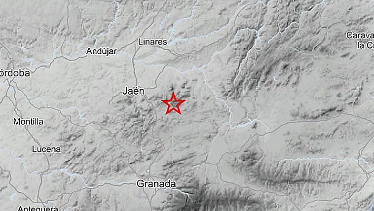 La tierra tiembla en Jaén: dos terremotos registrados en Huelma y Torres en apenas 13 minutos