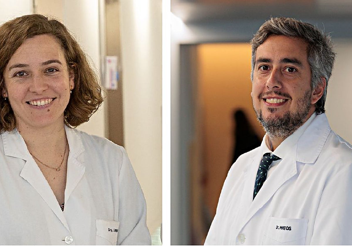 Ana Landa e Ignacio Matos, oncólogos médicos del Área de Cáncer Gastrointestinal de la CUN