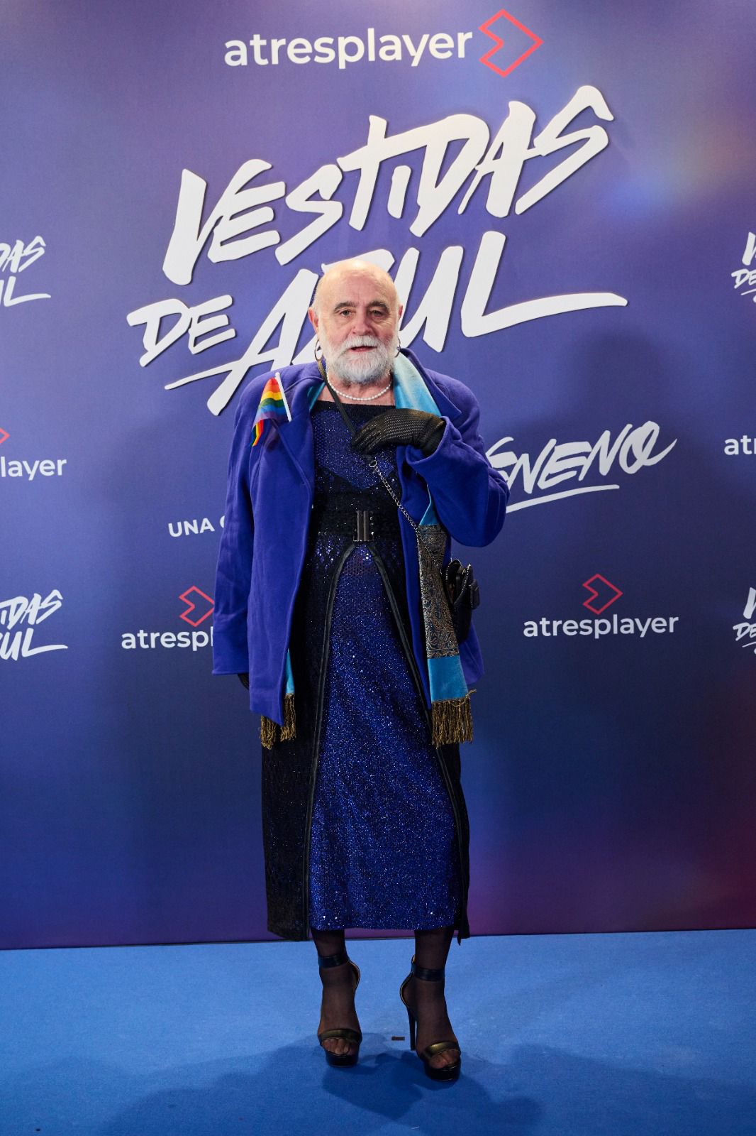 Federico Armenteros en la première de Vestidas de Azul