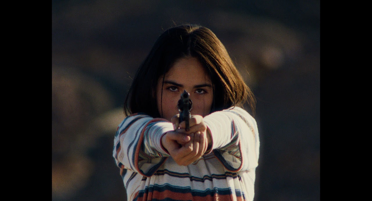 Lidia, protagonista de 'La misteriosa mirada del Flamenco' en una secuencia de la película.