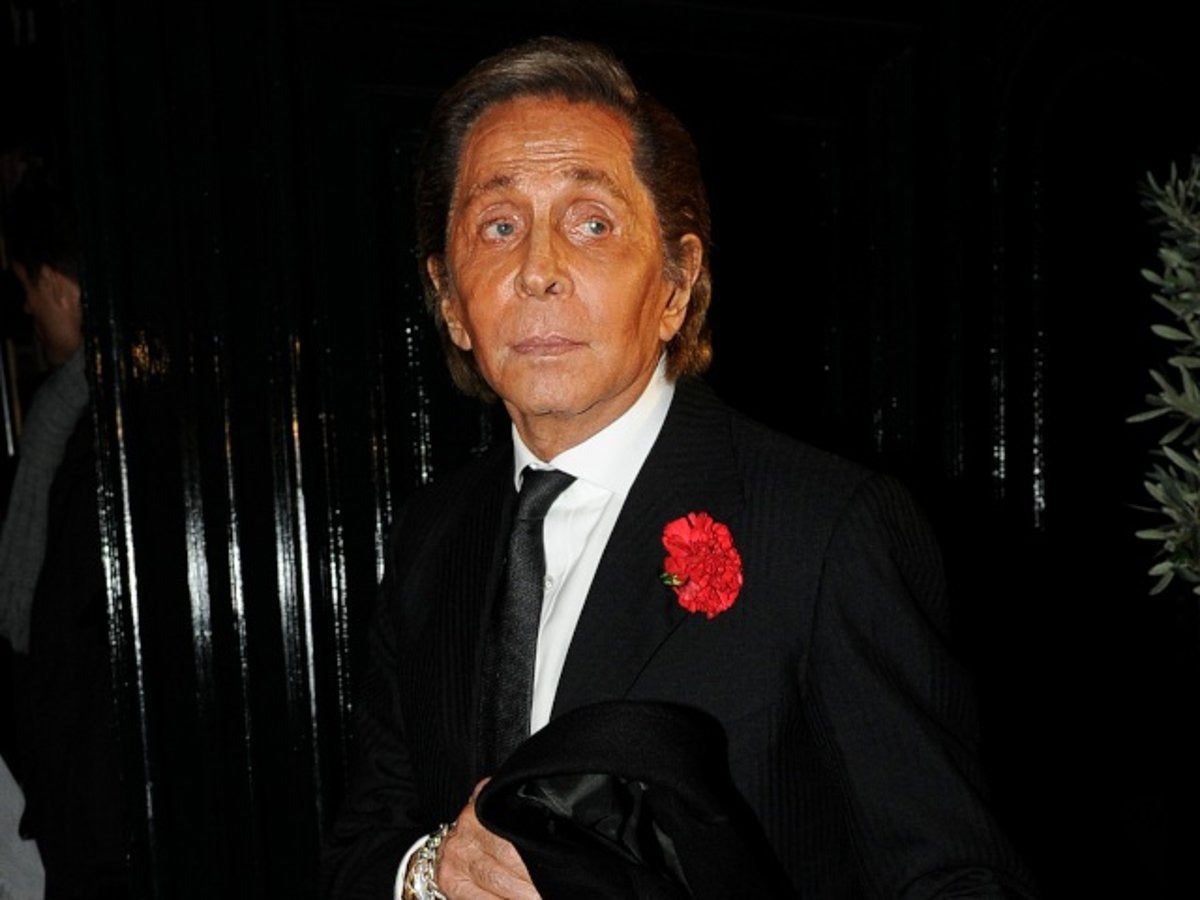 Valentino, modisto de un sinfín de nombres de la ‘jet set’. Europa Press