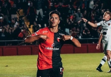 El futbolista Nacho Lago durante un partido.