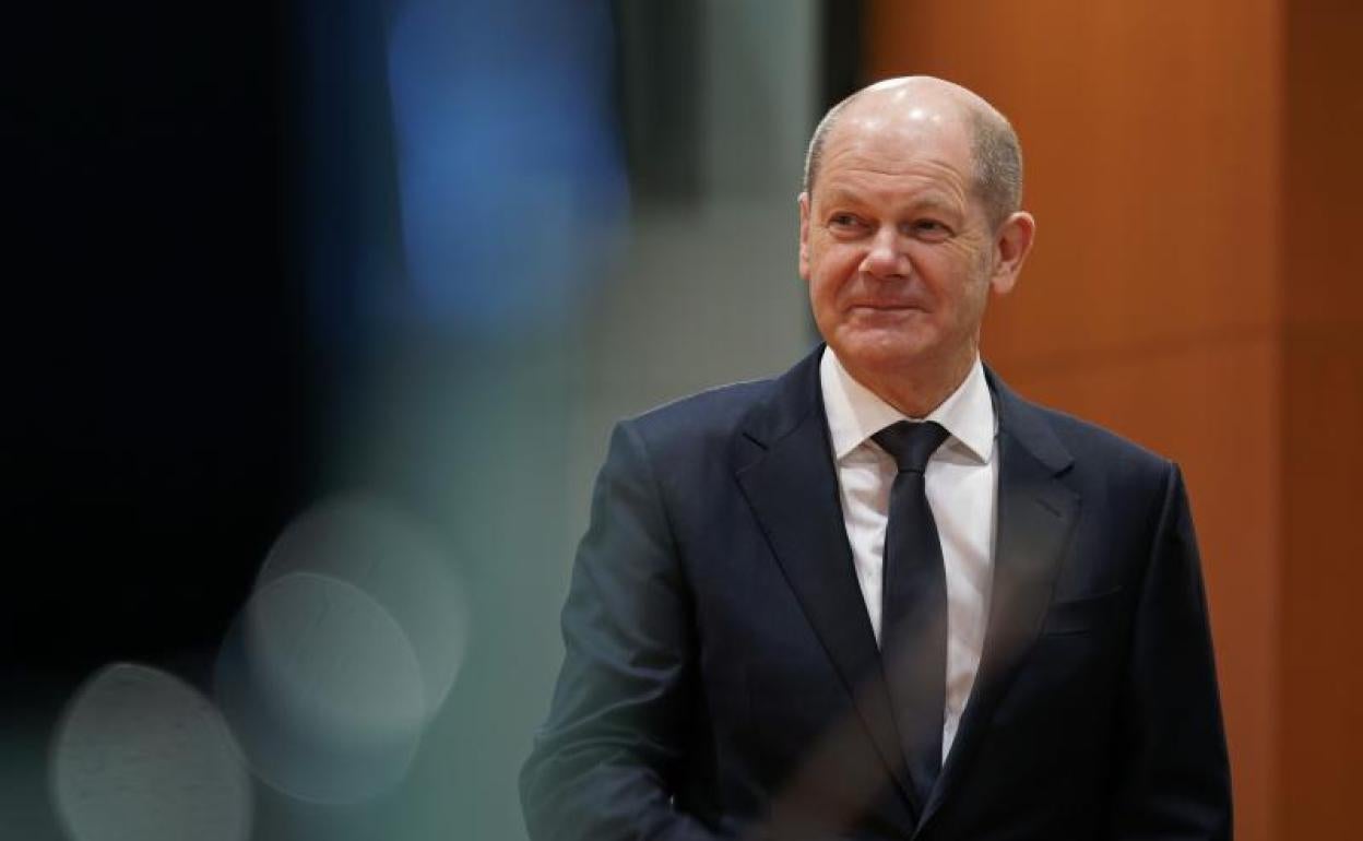 El canciller alemán Olaf Scholz 