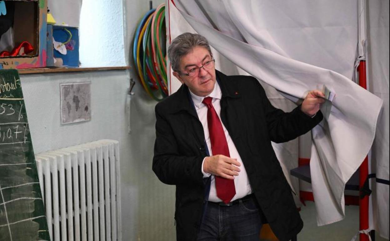 El líder de la extrema izquierda gala, Jean-Luc Mélenchon.