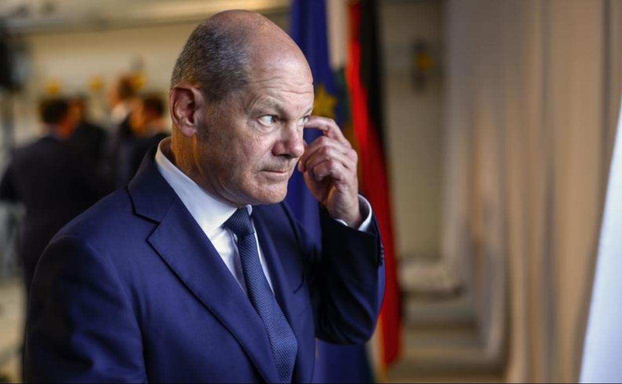 El canciller Scholz 
