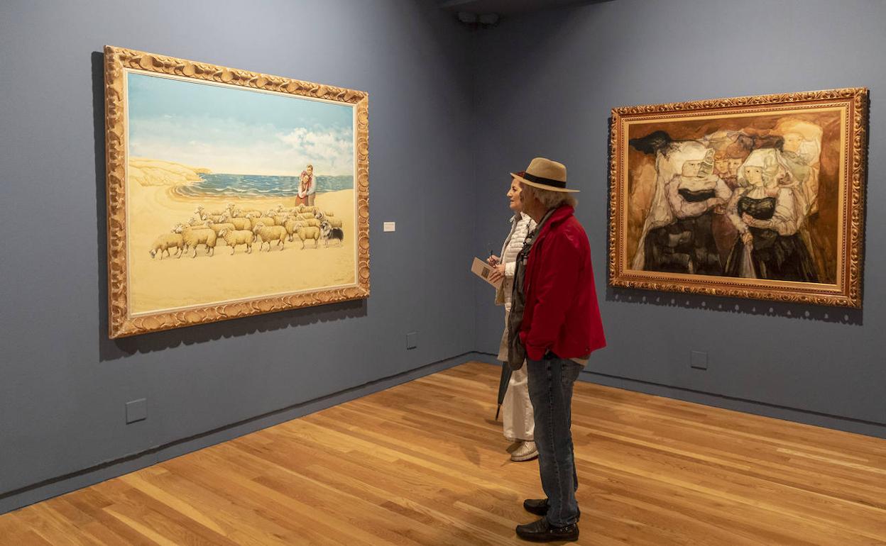 Imagen de la exposición 'Profesores y Alumnos de la Escuela de Nobles y Bellas Artes de San Eloy, 