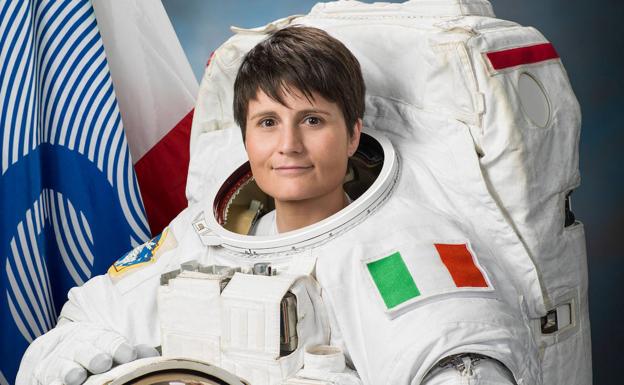 La astronauta italiana Samantha Cristoforetti.