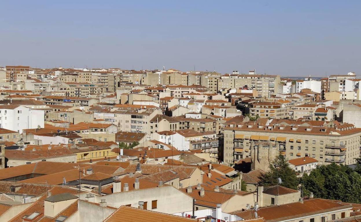 Imagen aérea de la ciudad de Salamanca.