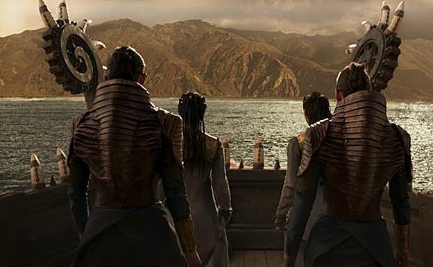 Fotograma de la serie La rueda del tiempo. 