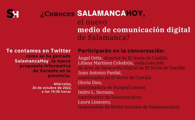 Audio del Espacio de Twitter de Salamancahoy de esta tarde. 