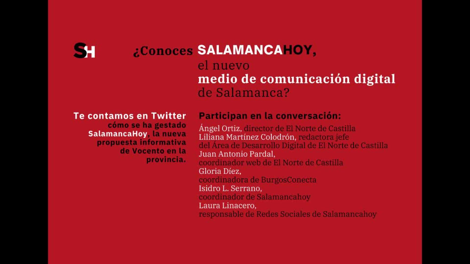 Revive el directo en Twitter de Salamancahoy