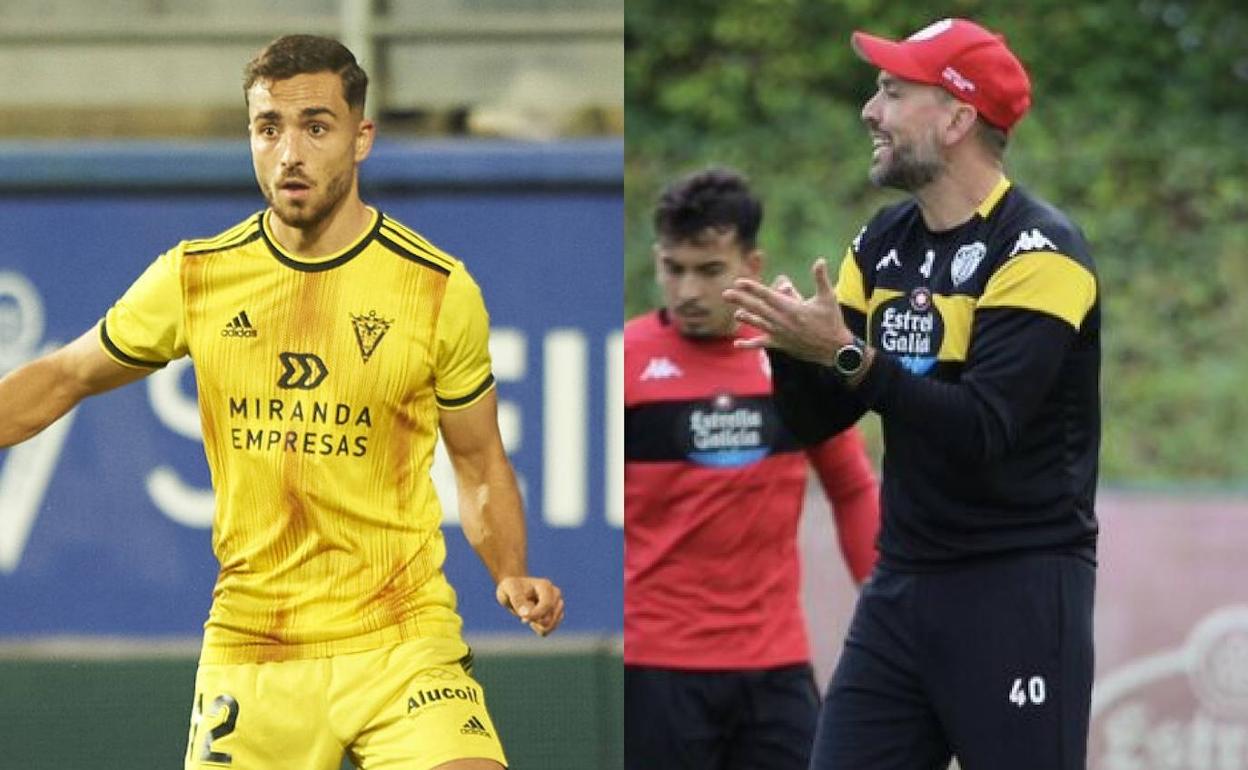 José Salinas, con el Mirandés, y Hernán Pérez, con el CD Lugo: 